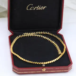 Cartier rivet necklace Cartier new version Cartier necklace movable