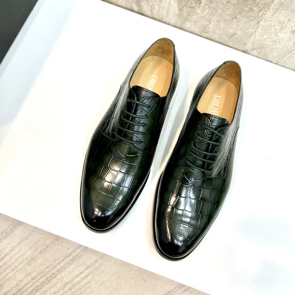 Dior men’s fashion formal casual leather shoes