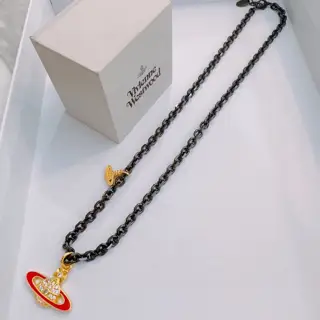 Vivienne Westwood Classic Large Saturn Necklace