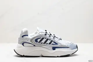 Adidas OZMILLEN Adidas retro black and silver color matching low-top cushioning sports IF6582