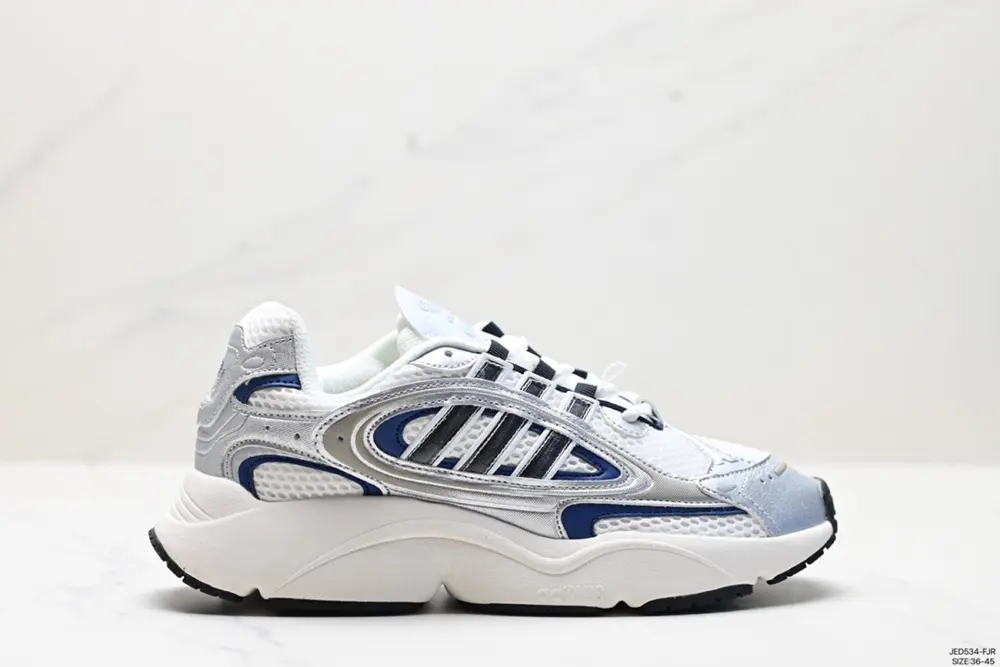 Adidas OZMILLEN Adidas retro black and silver color matching low-top cushioning sports IF6582