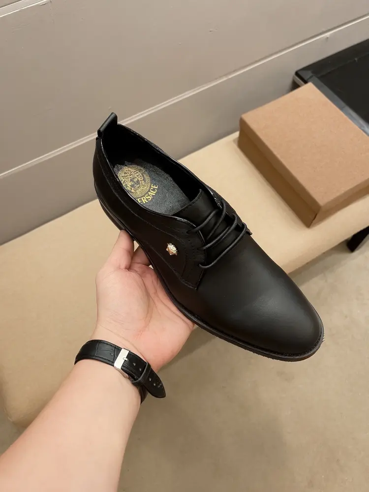 Versace business suit casual leather shoes