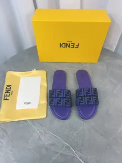 Fendi flat slippers