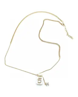 Chanel perfume bottle necklace