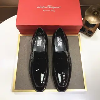 Salvatore Ferragamo leather shoes original imported cowhide fabric + sheepskin lining +