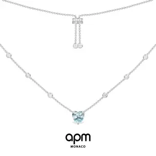 Apm monaco love gemstone necklace