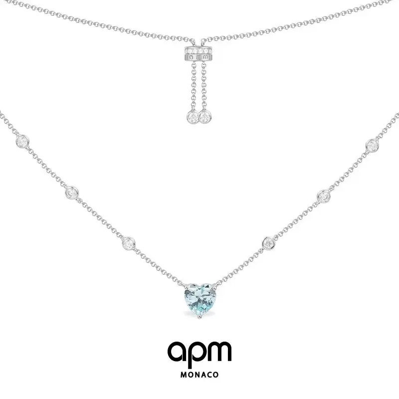 Apm monaco love gemstone necklace