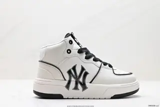 MLB high-top sneakers for men and women 2023 new NY thick-soled retro sneakers lightweight