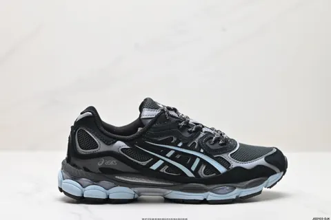 ASICS/Asics GEL-NYC breathable mesh upper with some synthetic leather material uses new 1203A383-103