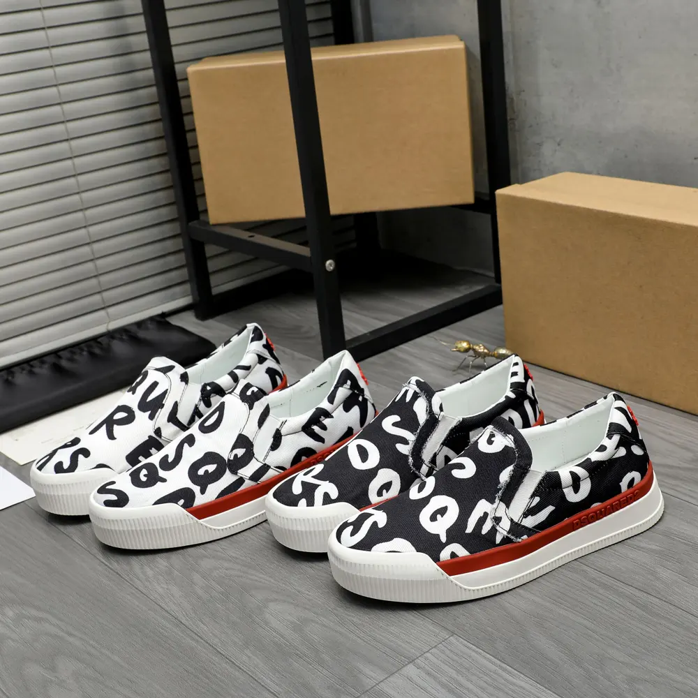 DSQUARED2 couple casual slip-on shoes
