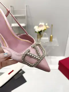 Valentino Upper: imported silk Heels