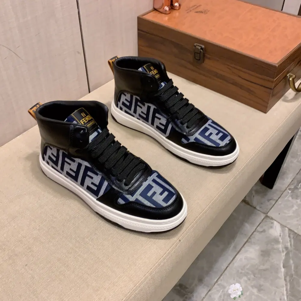 Fendi high-top casual shoes