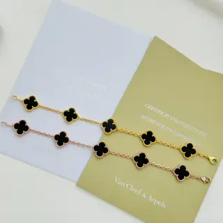 Van Cleef & Arpels black onyx bracelet