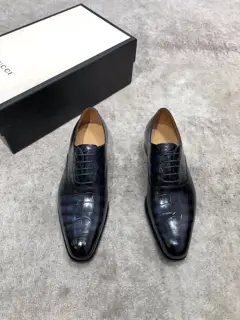 GUCCI Classic Oxford Men’s Business Formal Leather Shoes Classic Style Ultimate Art The