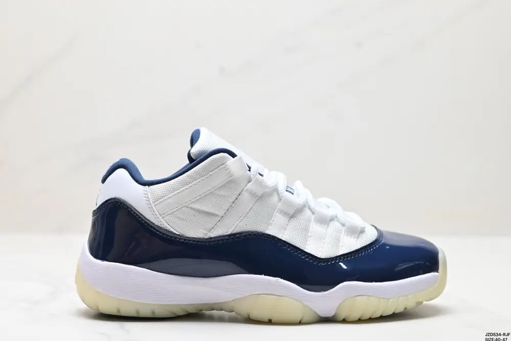 Nike Air Jordan 11 Retro Low “Concord” AJ11 Michael Jordan Low-top Sports Culture 528895-010