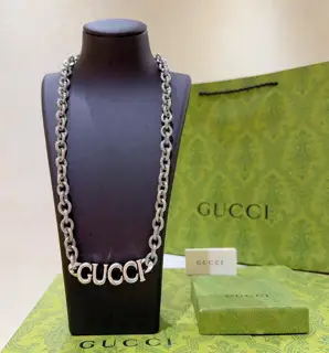 The latest Gucci necklace has a higher grade chain and is the same as the celebrity style