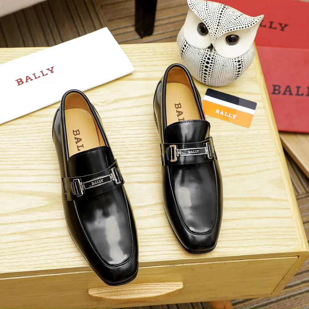 Bally men’s loafers are on sale at the counter