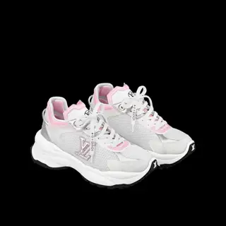 Louis Vuitton Run 55 sneakers combine mesh fabric