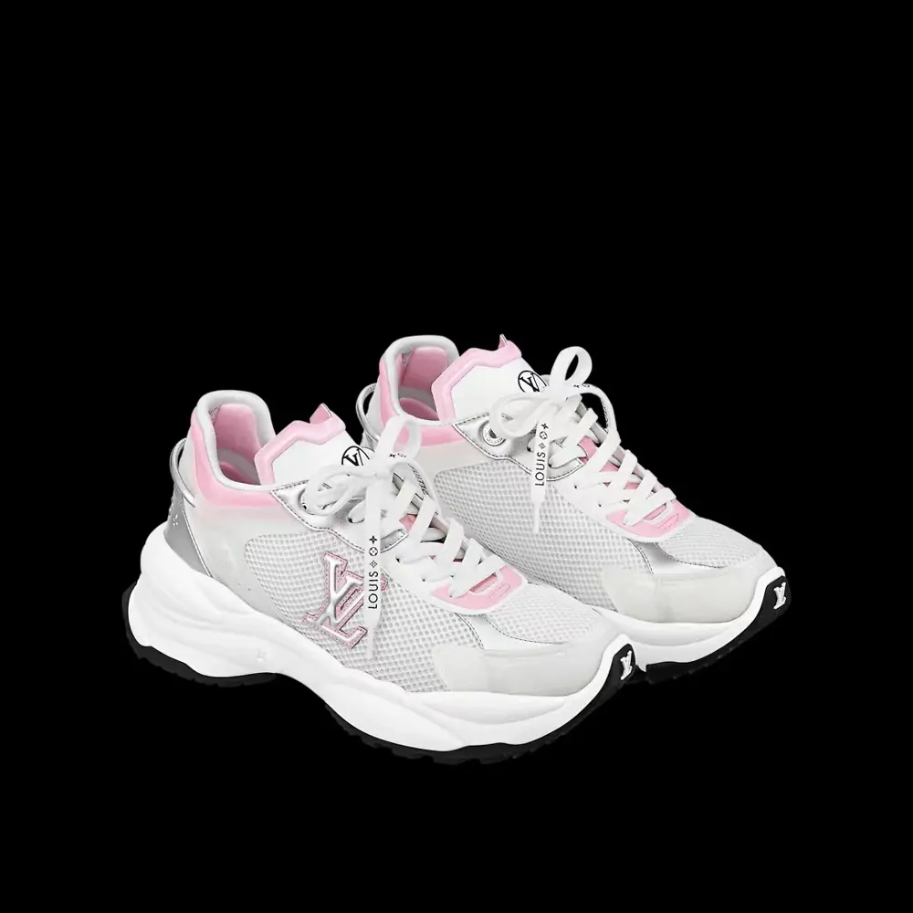Louis Vuitton Run 55 sneakers combine mesh fabric