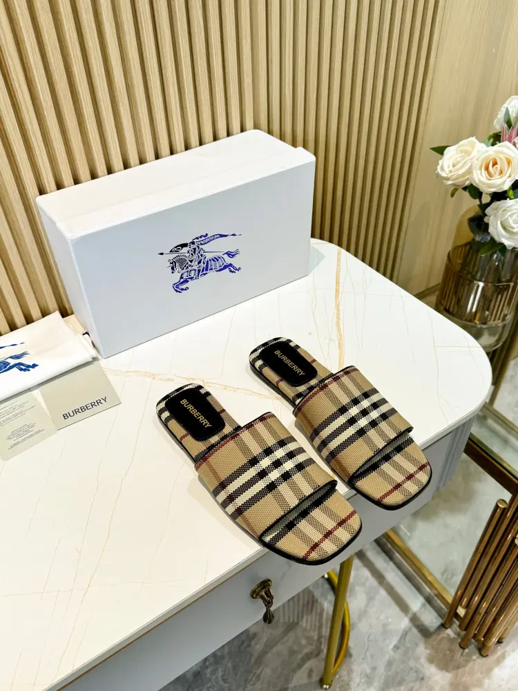 Burberry launched a new style of slippers in 2024