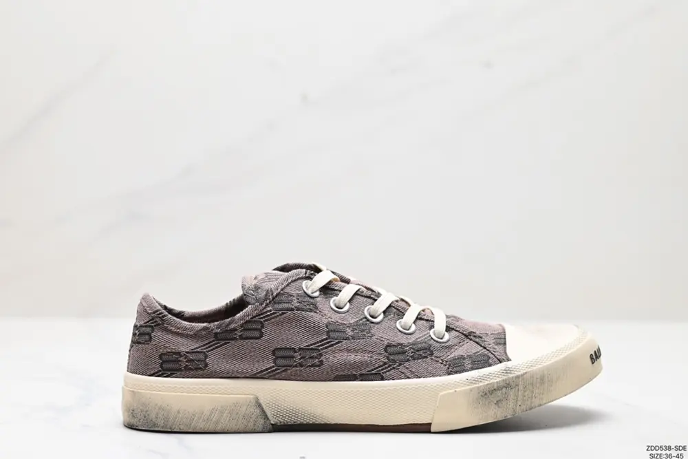 Balenciaga Paris Mid low-top lace-up fashion sneakers 688754