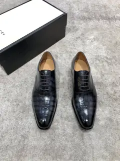 GUCCI Classic Oxford Men’s Business Formal Leather Shoes Classic Style Ultimate Art The