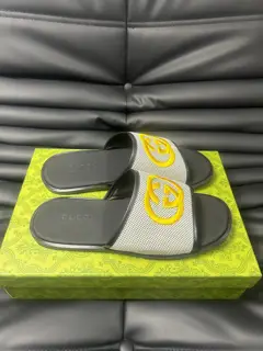 Gucci Double G Presbyopic Flip Flops Cross Sandals Thick Sole Slippers Beach Shoes