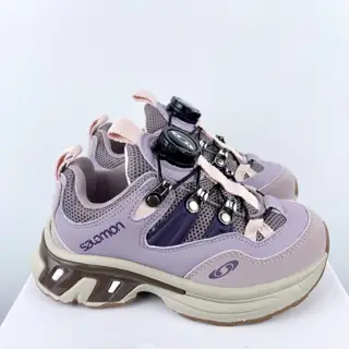 Salomon XT-QUEST 2 leather series rotating button children’s shoes
