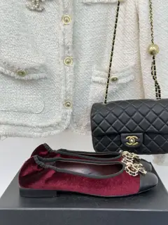 Chanel Classic Chain Butterfly Ballet Shoes Series