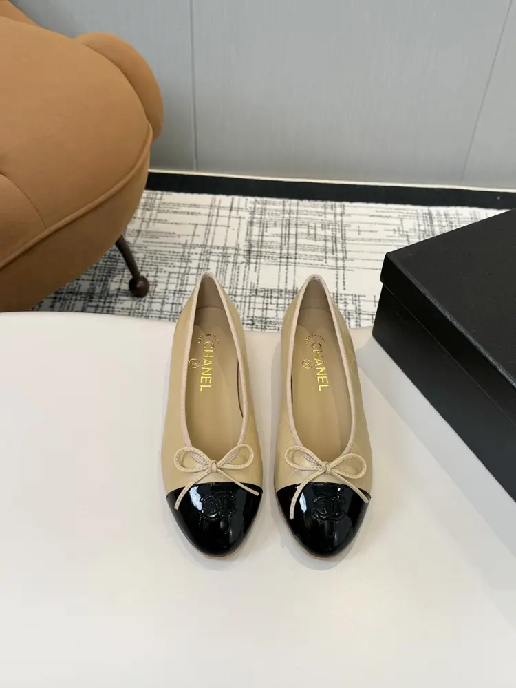 Chanel classic slingback ballet flat shoes