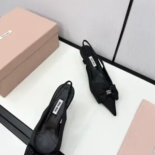 Miumiu 24 new shallow back sandals