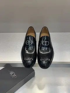 Dior men’s leather loafers with large soles