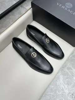 Versace business leather shoes