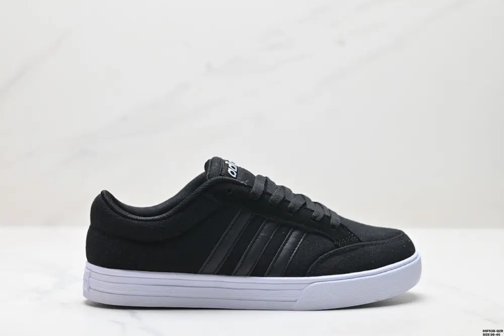 Adidas VS SET Clover Canvas Upper Casual Campus Low-top Couple Sneakers AW3890