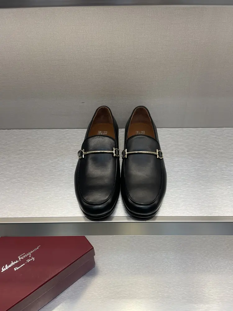 Salvatore Ferragamo Ferragamo Men’s Cowhide Loafers