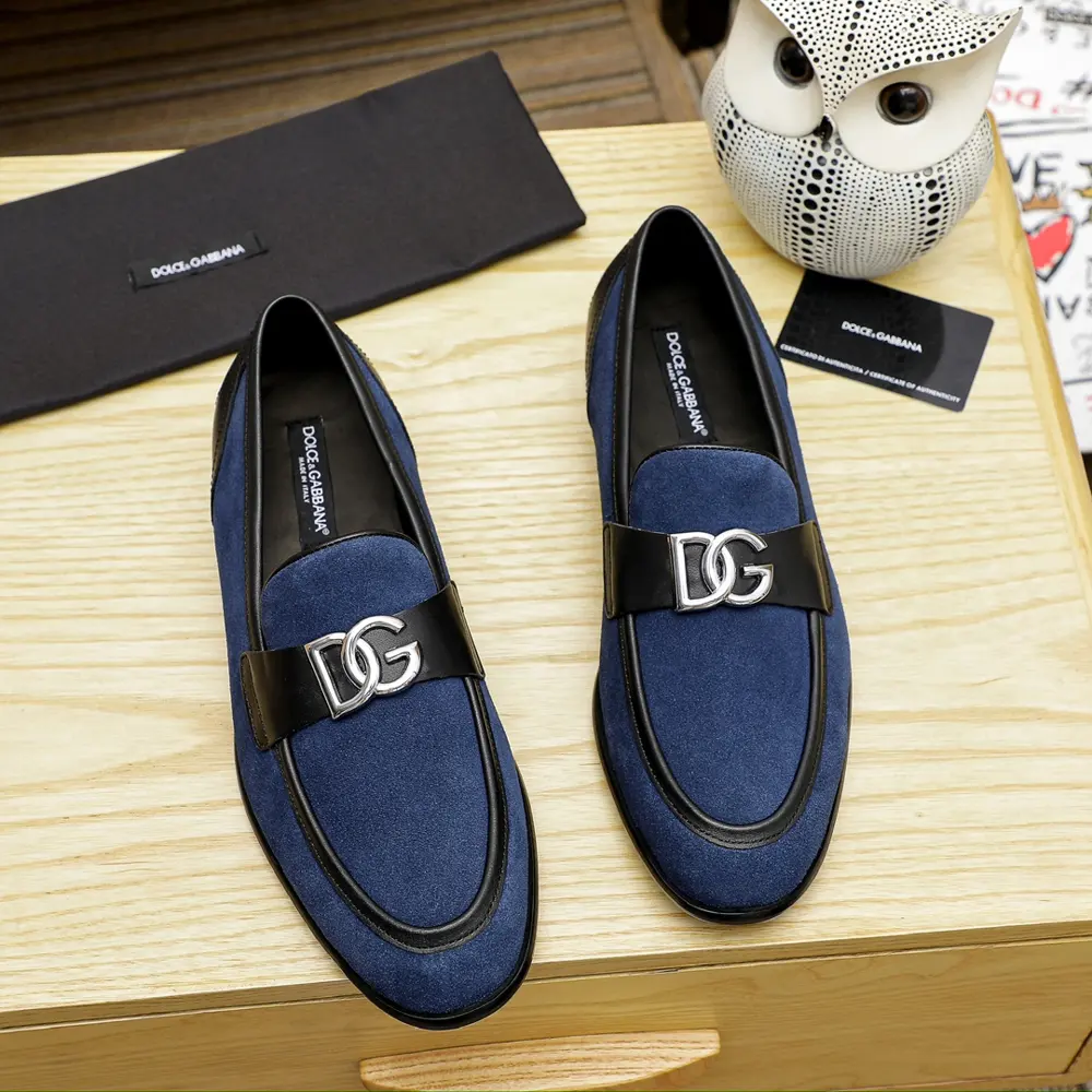 Dolce & Gabbana casual slip-on shoes Official website original 1:1 mold