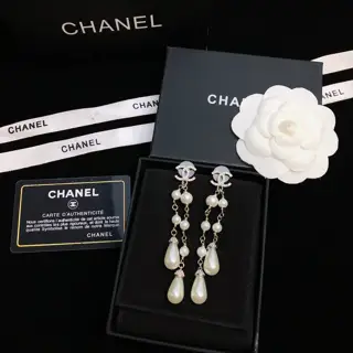 Chanel long earrings
