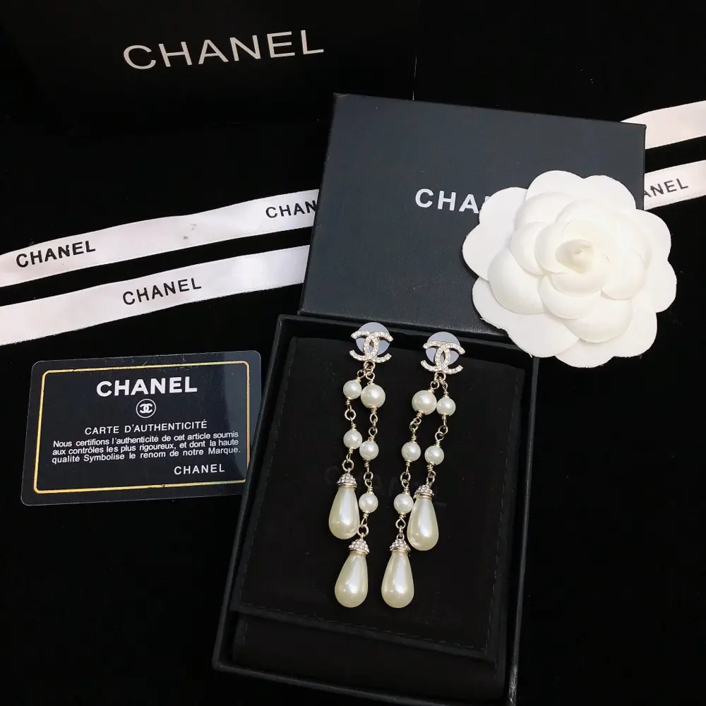 Chanel long earrings