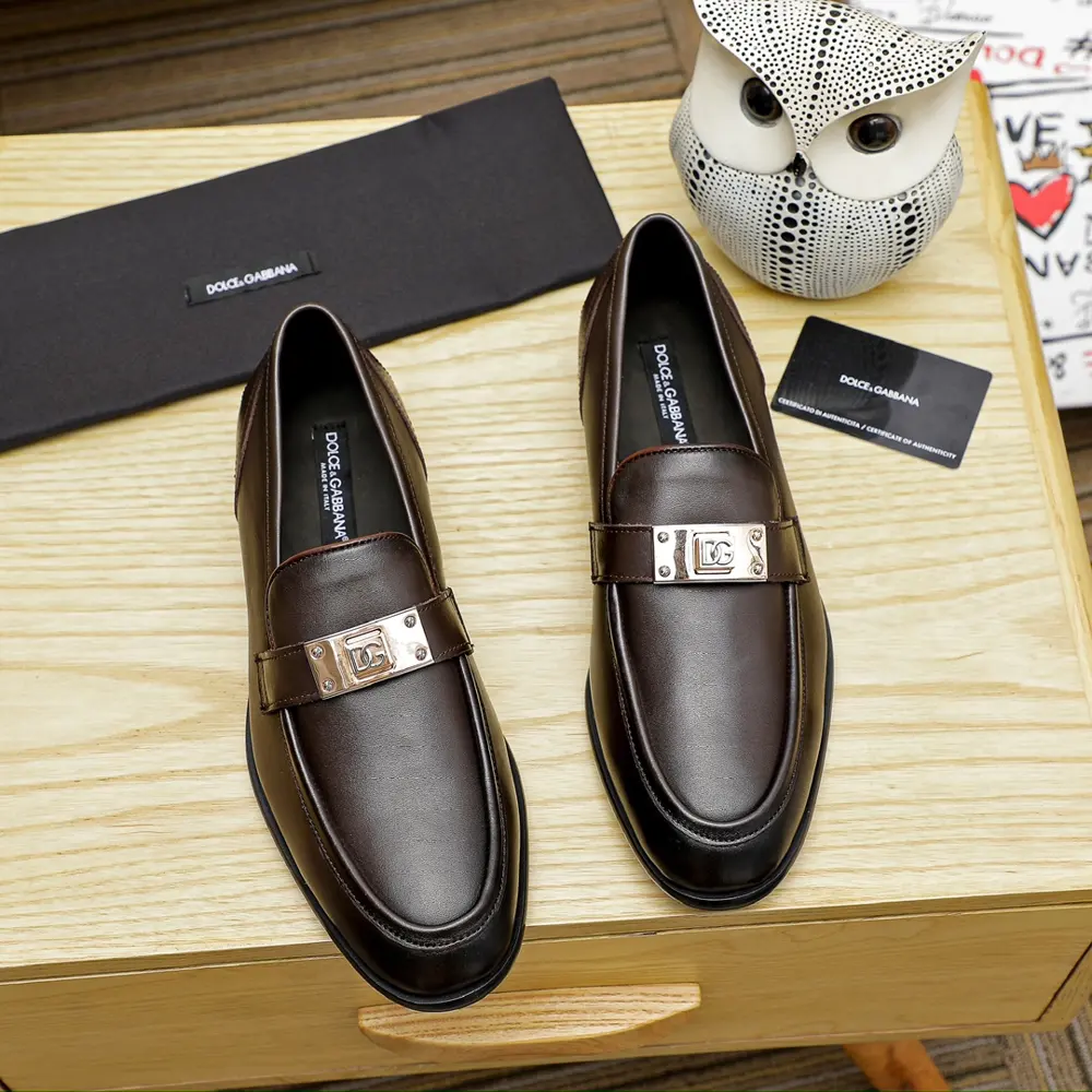 Dolce & Gabbana casual slip-on shoes Official website original 1:1 mold