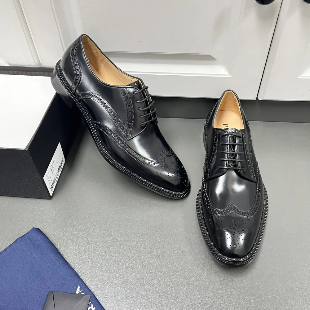 Prada business formal derby shoes