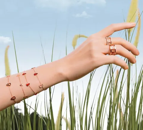 Qeelin mini 5 gourd diamond bracelet Super cute style