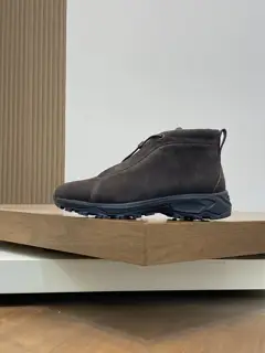 ZEGNA mid-top suede sports casual sneakers
