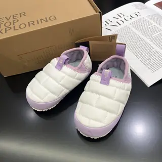 The North Face velvet loafers