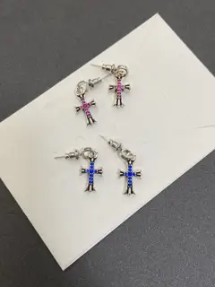 Chrome Hearts cross earrings