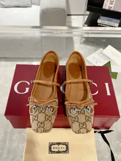 Gucci Women’s Horsebit Square Toe Ballet Flats Top Edition Buy two pairs of the original