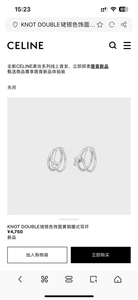 Celine earrings