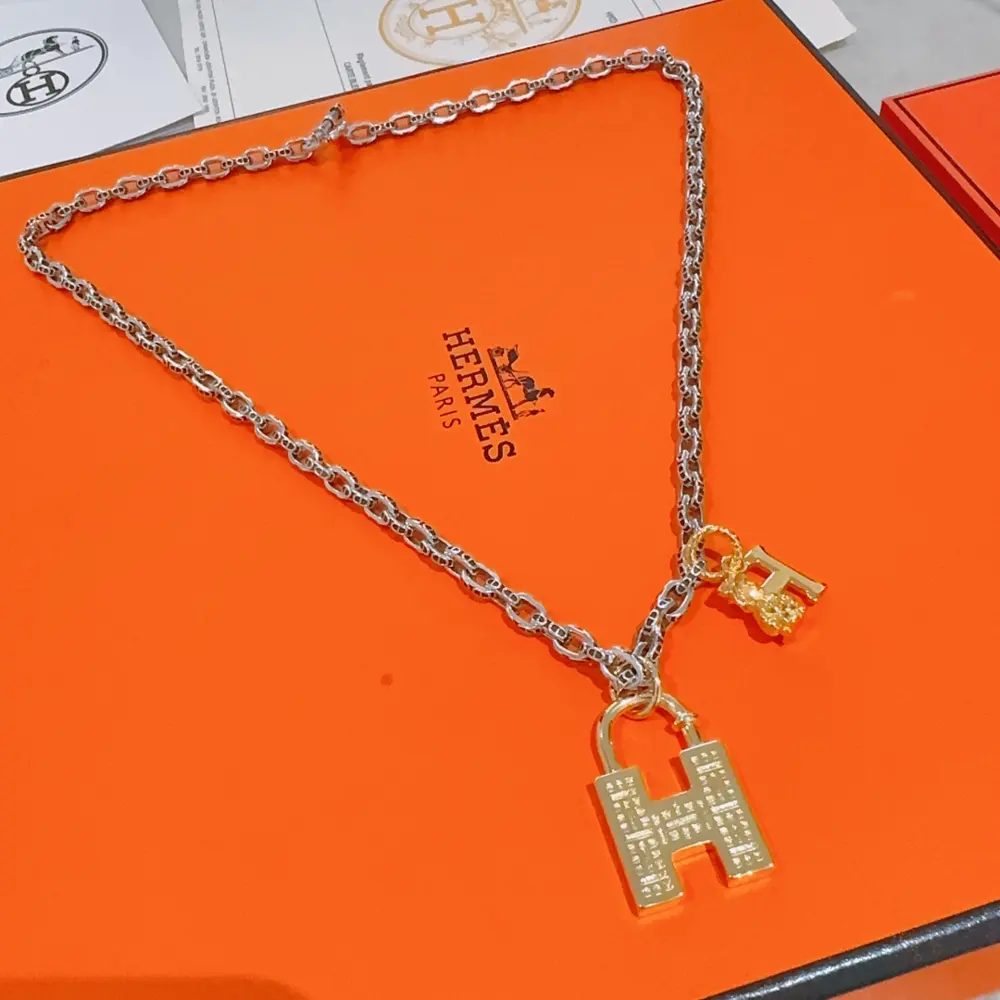 Really heart-moving HERMES necklace Pig nose H necklace series jewelry Customized with
