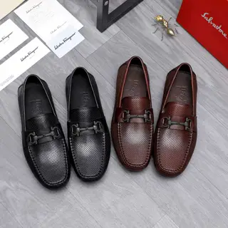 Salvatore Ferragamo business slip-on shoes