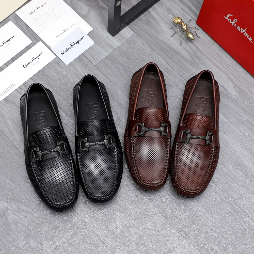 Salvatore Ferragamo business slip-on shoes