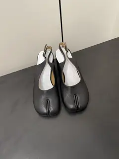 Maison Margiela mm6 retro bow split toe mid-heeled sandals